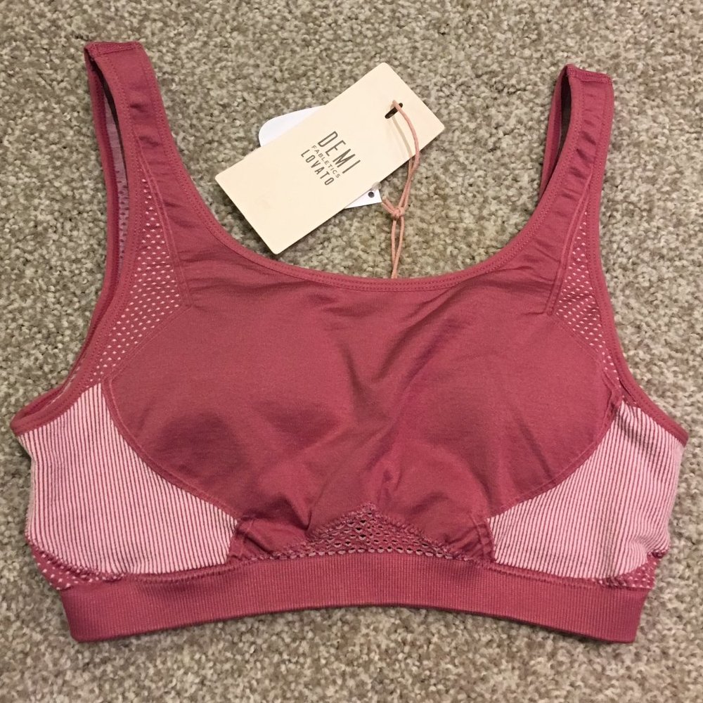 Fabletics ERIKA SEAMLESS SPORTS BRA Caspia NWT!